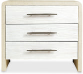 Cascade Three-Drawer Nightstand